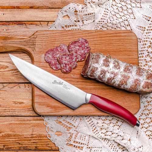 Поварской нож с пластиковой ручкой - TEKNICA 20 RED - Berkel - с лезвием из нержавеющей стали