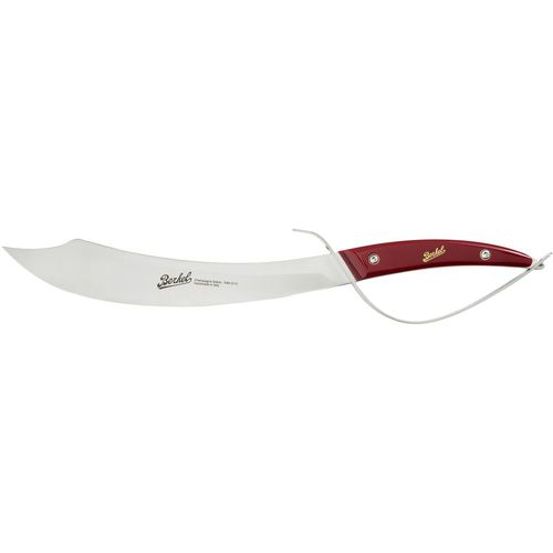 Кухонный нож с пластиковой ручкой - CHAMPAGNE SABRE ELEGANCE RED - Berkel - с лезвием из нержавеющей стали
