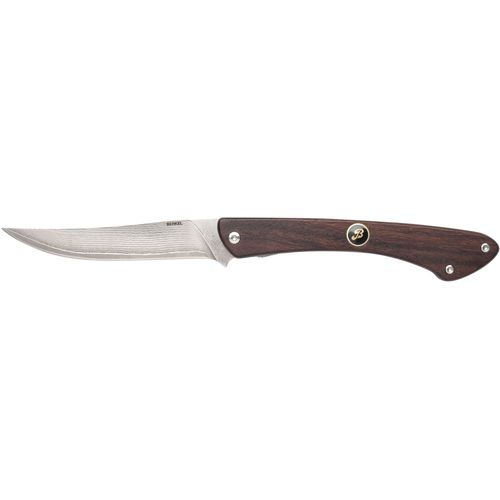 Кухонный нож с деревянной ручкой - FOLDING ROSEWOOD - Berkel - с лезвием из дамасской стали / карманный