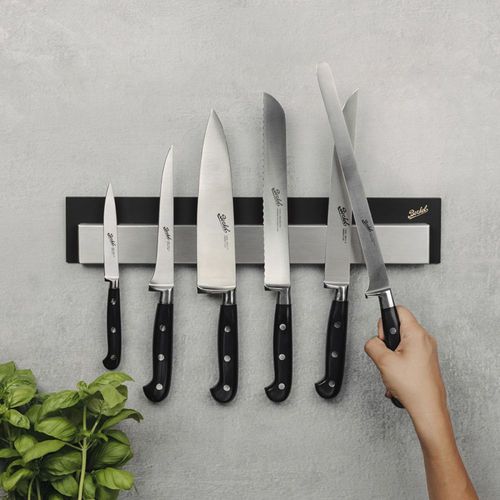 Стойка для ножей из акрила - BLACK MAGNETIC - Berkel - из нержавеющей стали / из ламината высокого давления