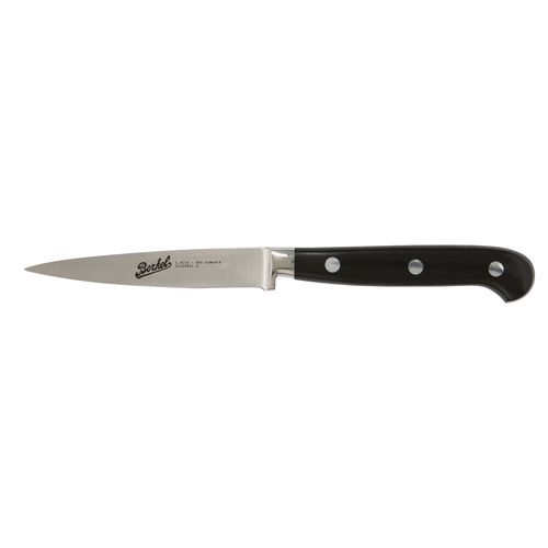 Нож для чистки овощей и фруктов с рукояткой из смолы - ADHOC 7,5 BLACK - Berkel - с лезвием из нержавеющей стали