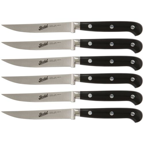 Нож для стейка с рукояткой из смолы - ADHOC SET OF 6 PLAIN - Berkel - с лезвием из нержавеющей стали