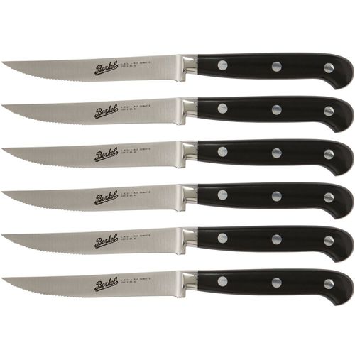 Нож для стейка с рукояткой из смолы - ADHOC SET OF 6 SERRATED - Berkel - с лезвием из нержавеющей стали