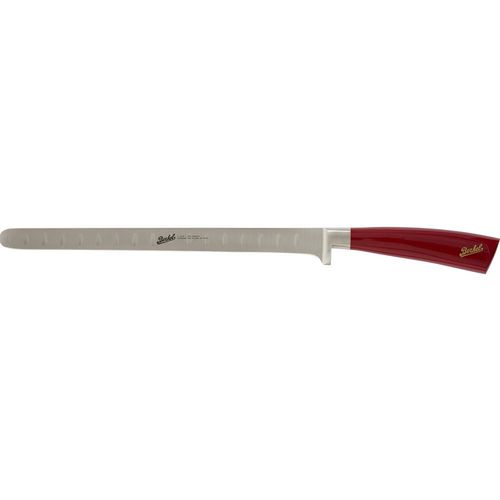 Нож для лосося с пластиковой ручкой - ELEGANCE 26 RED - Berkel - с лезвием из нержавеющей стали
