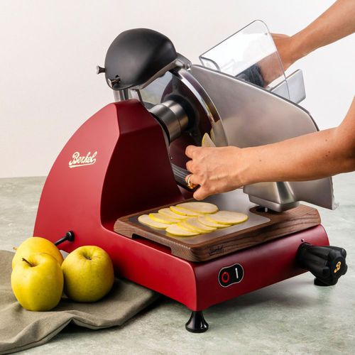 Ломтерезка для фруктов - RED LINE 250 MATTE RED - Berkel - полуавтоматическая / с дисковым ножом / из нержавеющей стали