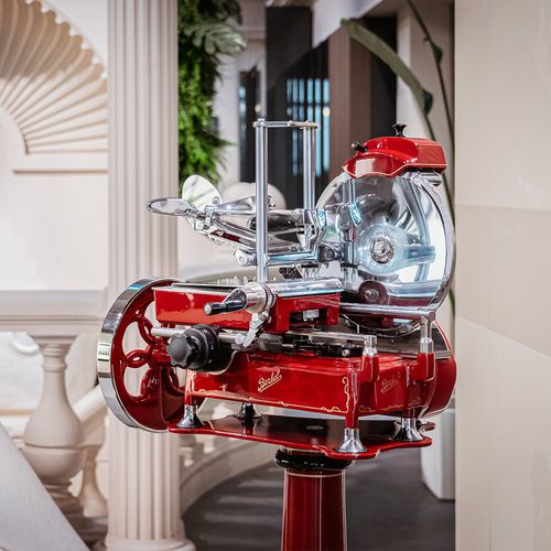 Ломтерезка для ветчины - FLYWHEEL B2 RED - Berkel - ручная / для профессионального использования / с дисковым ножом