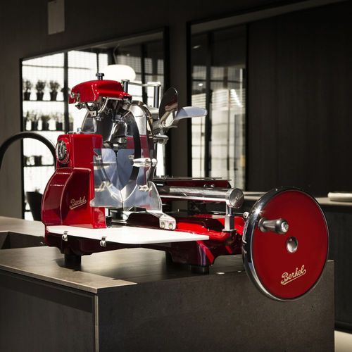 Ломтерезка для мяса - FLYWHEEL BS300 RED - Berkel - полуавтоматическая / для профессионального использования / с дисковым ножом