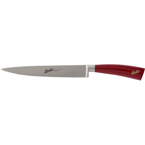 Траншерный нож с рукояткой из смолы - ELEGANCE 21 RED - Berkel - с лезвием из нержавеющей стали
