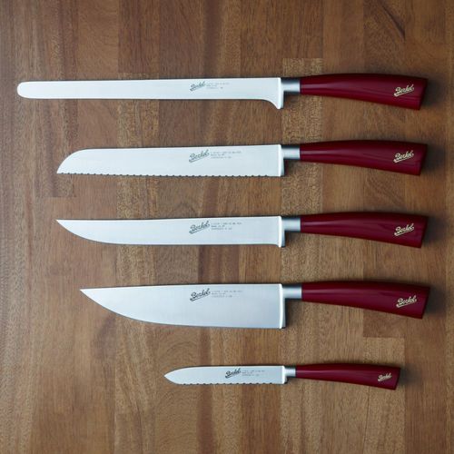 Кухонный нож с рукояткой из смолы - ELEGANCE OF 5 RED - Berkel - с лезвием из нержавеющей стали