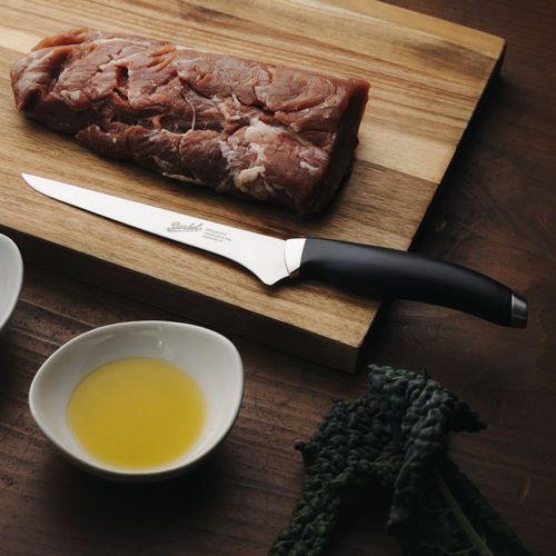 Обвалочный нож с пластиковой ручкой - TEKNICA 16 BLACK - Berkel - с лезвием из нержавеющей стали