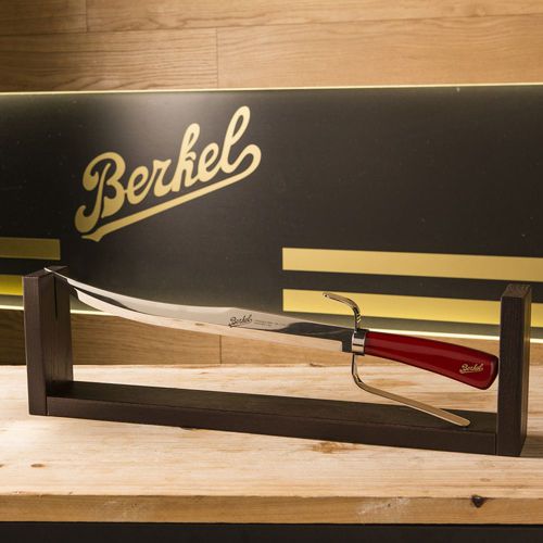 Кухонный нож с рукояткой из смолы - SUPERIOR CHAMPAGNE SABRE ELEGANCE RED - Berkel - с лезвием из нержавеющей стали