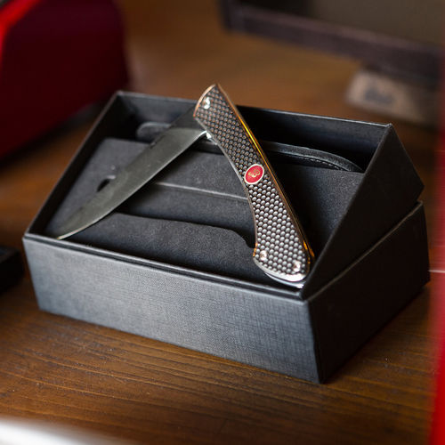 Кухонный нож с лезвием из нержавеющей стали - FOLDING PUNCHED TITANIUM - Berkel - карманный