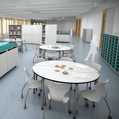 Cтул для школ - Mia - Mirplay School - современный / для интерьера / из полипропилена
