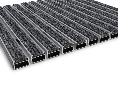 Входной мат для общественных учреждений - Clean System Strong (profile 2,5 mm) - TechemMatten - для зданий / для торгового центра / для аэропорта