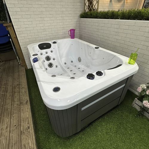 Каркасная спа-ванна - CX-2 - Catalina Spas - прямоугольная / 2 места / из нержавеющей стали