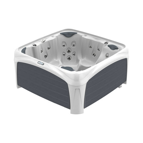 Каркасная спа-ванна - Dream - Catalina Spas - квадратная / 6 мест / из нержавеющей стали