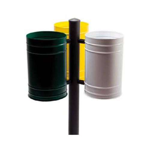 Общественный держатель для мусорного пакета - LITTER BINS - EUROCOM SRL - напольный / из оцинкованного железа / для наружного применения