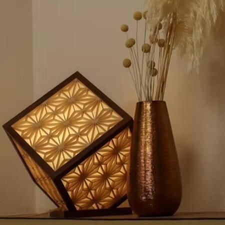 Настольная лампа - KUMIKO - Kitsutaka Co., Ltd. - из дерева / традиционная / беспроводная