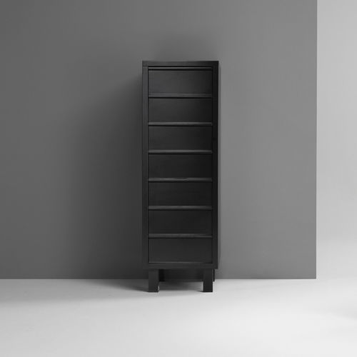 Высокий комод - ICON SETTIMANALE - Emme Italia srl - современный / из стали / с выдвижным ящиком
