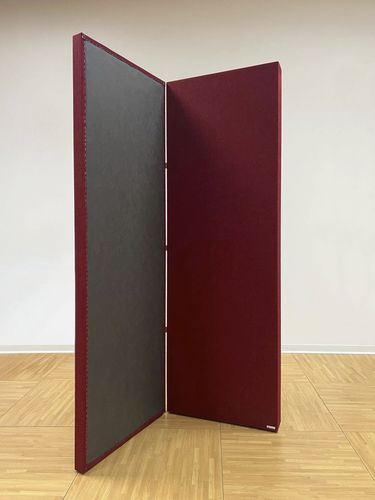Звукоизоляционная панель для разделителя пространства - AKUTRAP GOBO - Oudimmo Acoustic Design - из ткани / прямоугольная / белая