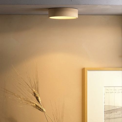Современный потолочный светильник - TEO - Plato Design srls - круглый / из бетона / LED