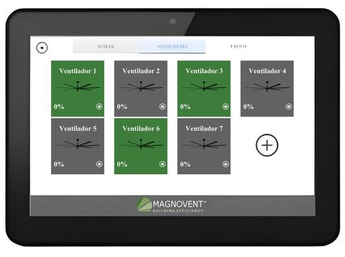 Централизованная система автоматической регулировки вентиляции - MAGNOCONTROL 10/25 - Anemoi Fans - промышленная / для квартиры / программируемая