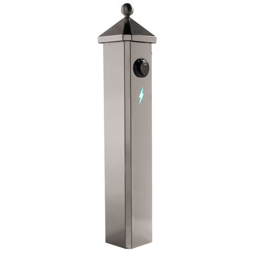 Станция подзарядки для электромобиля - SILVER 1.0 - nrg4You Srl - из нержавеющей стали / на солнечной батарее / wifi