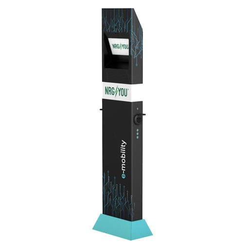 Станция подзарядки для электромобиля - TOWER - nrg4You Srl - из алюминия / из нержавеющей стали / wifi