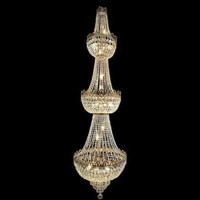 Современная люстра - 0100 - CRISTALUX LIGHTING DESIGN - из кристалла / для профессионального использования / круглая