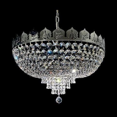 Люстра стиль Ар-деко - 0190 series - CRISTALUX LIGHTING DESIGN - из кристалла / 4 лампочки / 5 лампочек
