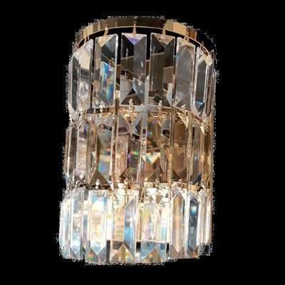 Современный настенный светильник - 2018/1 - CRISTALUX LIGHTING DESIGN - для интерьера / из нержавеющей стали / из кристалла