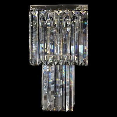 Современный настенный светильник - 2026/25W - CRISTALUX LIGHTING DESIGN - для интерьера / из нержавеющей стали / из кристалла