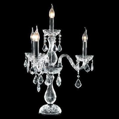 Настольная лампа - 145 series - CRISTALUX LIGHTING DESIGN - из нержавеющей стали / из кристалла / в стиле барокко