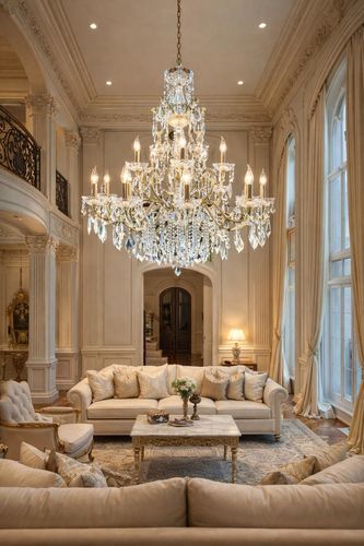 Современная люстра - 2301 series - CRISTALUX LIGHTING DESIGN - из нержавеющей стали / из кристалла / для профессионального использования
