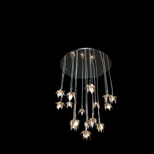 Классический потолочный светильник - P1703 - CRISTALUX LIGHTING DESIGN - круглый / из нержавеющей стали / LED