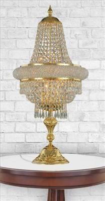 Настольная лампа - 5045/35 - CRISTALUX LIGHTING DESIGN - из кристалла / современная / проводная