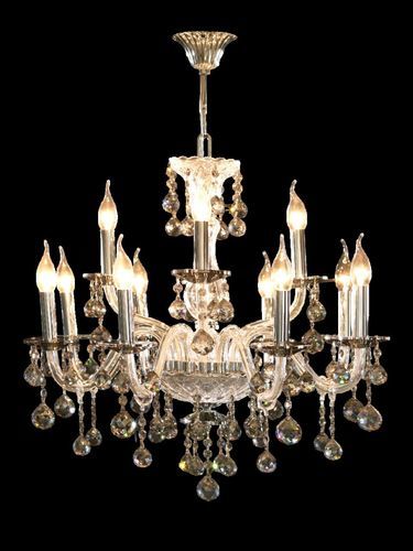 Современная люстра - 165 - CRISTALUX LIGHTING DESIGN - из кристалла / 6 лампочек / 8 лампочек