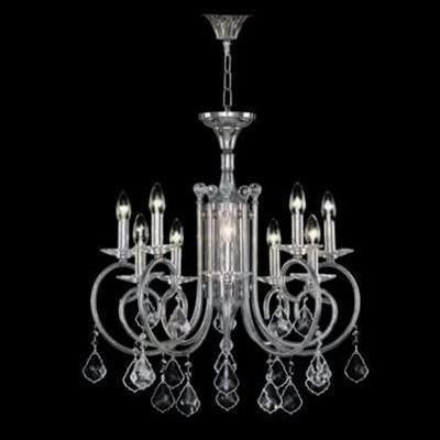 Современная люстра - 1227/10 - CRISTALUX LIGHTING DESIGN - из стекла / 10 лампочек / квадратная