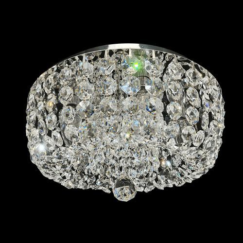 Современный потолочный светильник - 035/35A14 - CRISTALUX LIGHTING DESIGN - круглый / из нержавеющей стали / из кристалла
