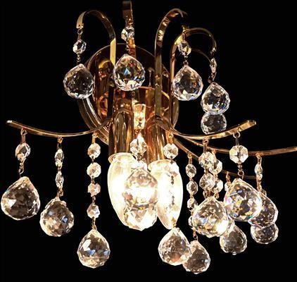 Современная люстра - 1016/25/2D - CRISTALUX LIGHTING DESIGN - из кристалла / геометрическая