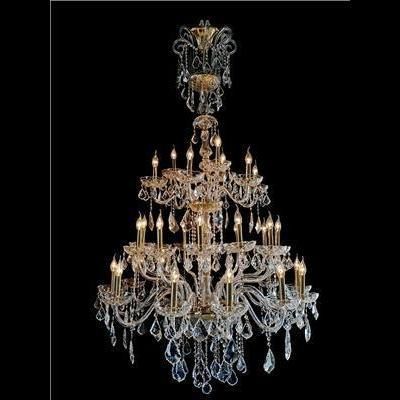 Классическая люстра - 165/24+9 - CRISTALUX LIGHTING DESIGN - из металла / из кристалла / для профессионального использования