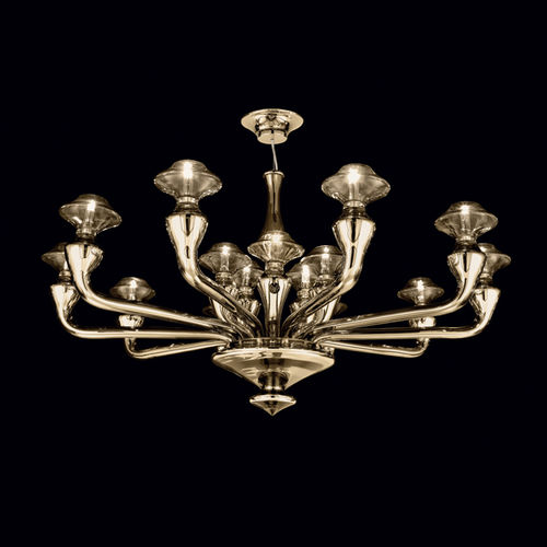 Современная люстра - SILVER NIGHT - BEBY ITALY SRL - из муранского стекла / из металла / из шелка