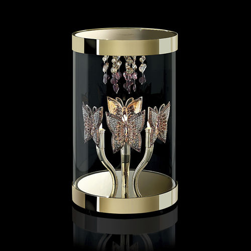Настольная лампа - BUTTERFLY - BEBY ITALY SRL - из металла / из кристалла / из кристаллов Swarovski®