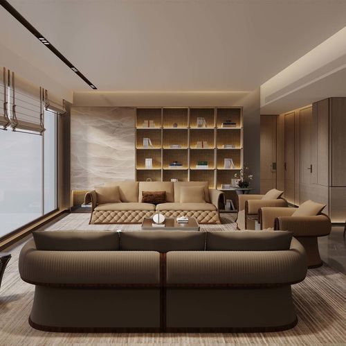 Современный диван - ZUNYUN CHENGJING - DASH CASA GROUP CO.LTD - из цельной древесины / из кожи / с подлокотниками