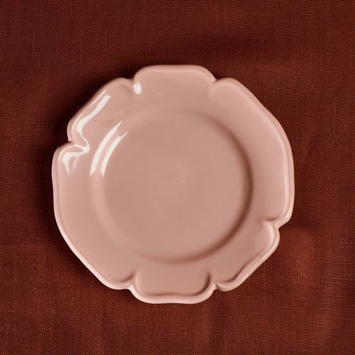 Тарелка для десерта - MAISON PICHON - круглый / из глазированной керамики / однотонный