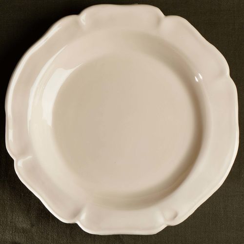 Полый тарелка - MAISON PICHON - круглый / из глазированной керамики / однотонный