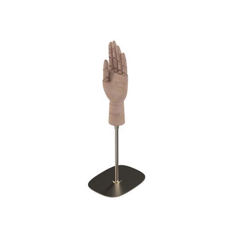 Рука манекена женщина - FORM040_BS+FLH_RW - Best Mannequins BV - режим / из матовой нержавеющей стали / из дерева