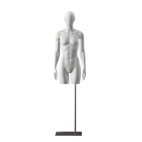 Выставочный манекен женщина - INSF201H101F_GR3 - Best Mannequins BV - спорт / из стали / светло-серый
