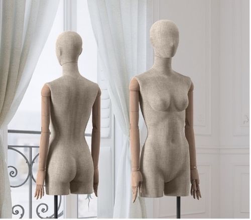 Бюст манекена режим - Maison Marlu - Best Mannequins BV - из закаленного стекла / из дерева / из ткани
