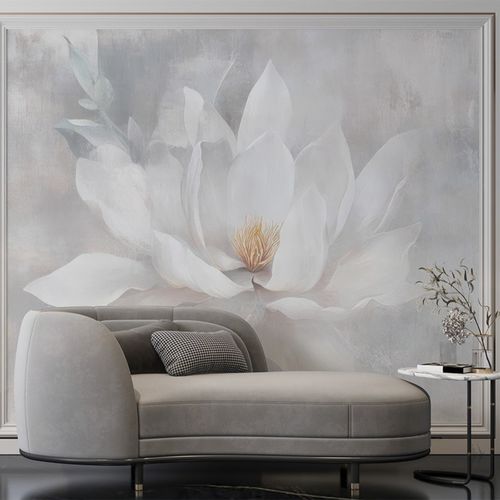 Современный обои - SUBLIME MAGNOLIA - jaWalls - из нетканых материалов / в цветочек / с цветочным мотивом